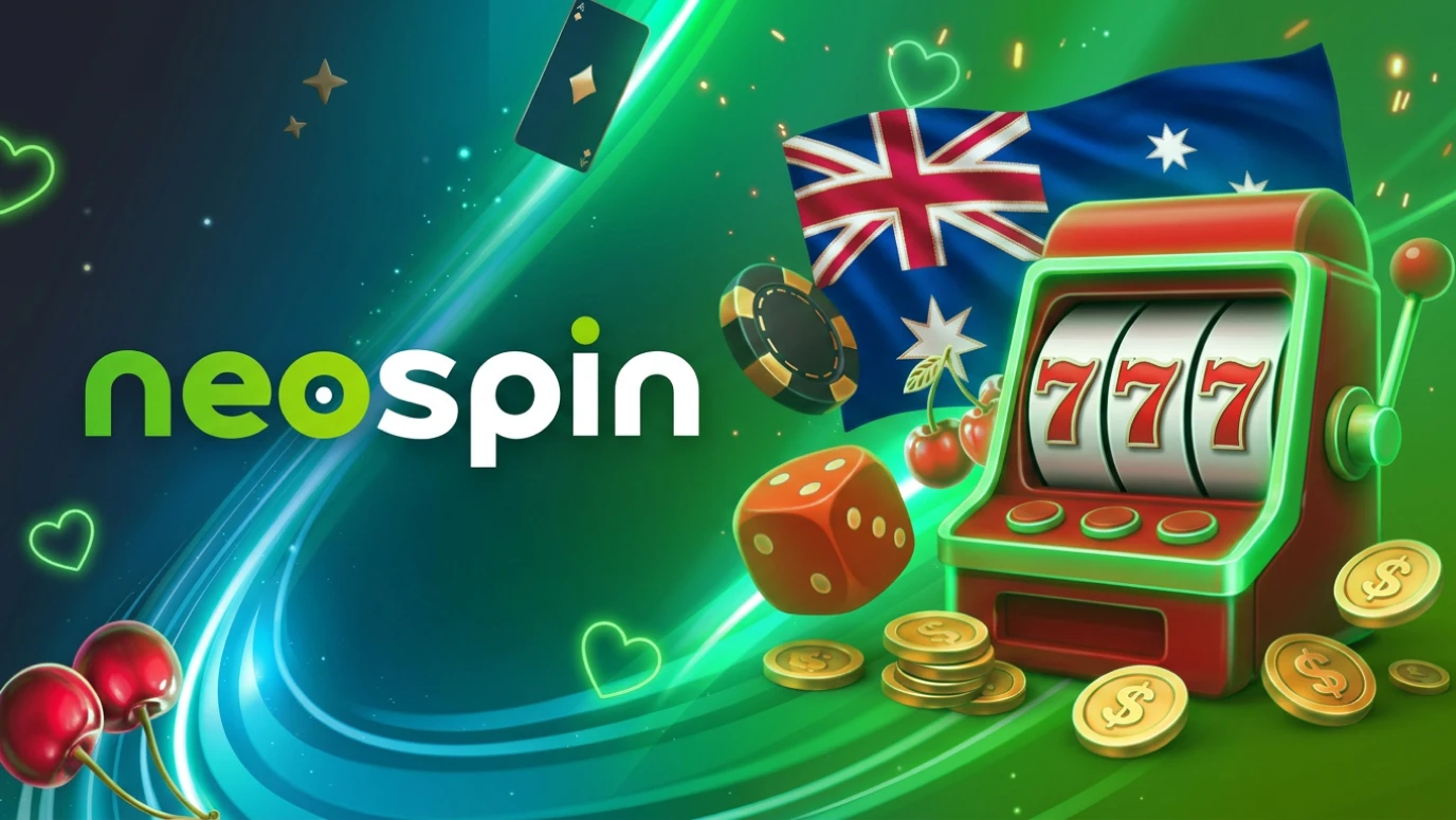 Neospin banking page showing PayID, POLi and card payment options for Australian players