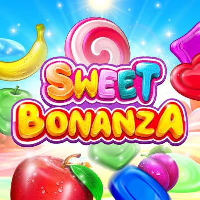 Sweet Bonanza online pokie game tile available at Neospin Australia